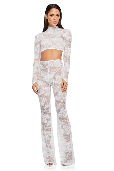 Nookie Heaven Pants - White - JAUS