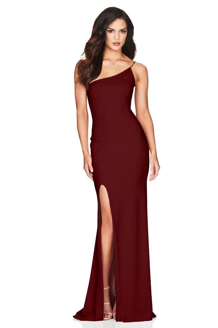 Nookie Jasmine One Shoulder Gown - Muscat - JAUS