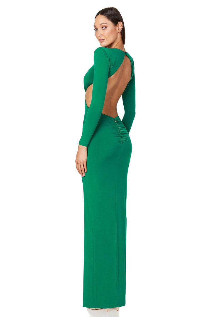 Nookie Jewel Gown - Emerald | JAUS