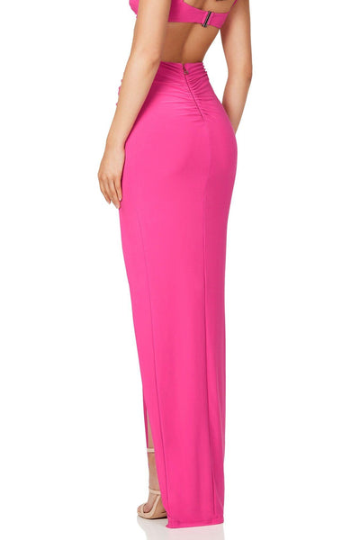 Nookie Jewel Skirt - Neon Pink - JAUS