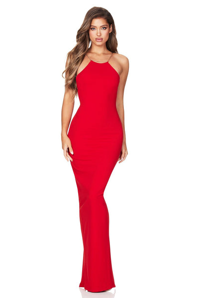 Nookie Lexi Chain Gown - Fire - JAUS