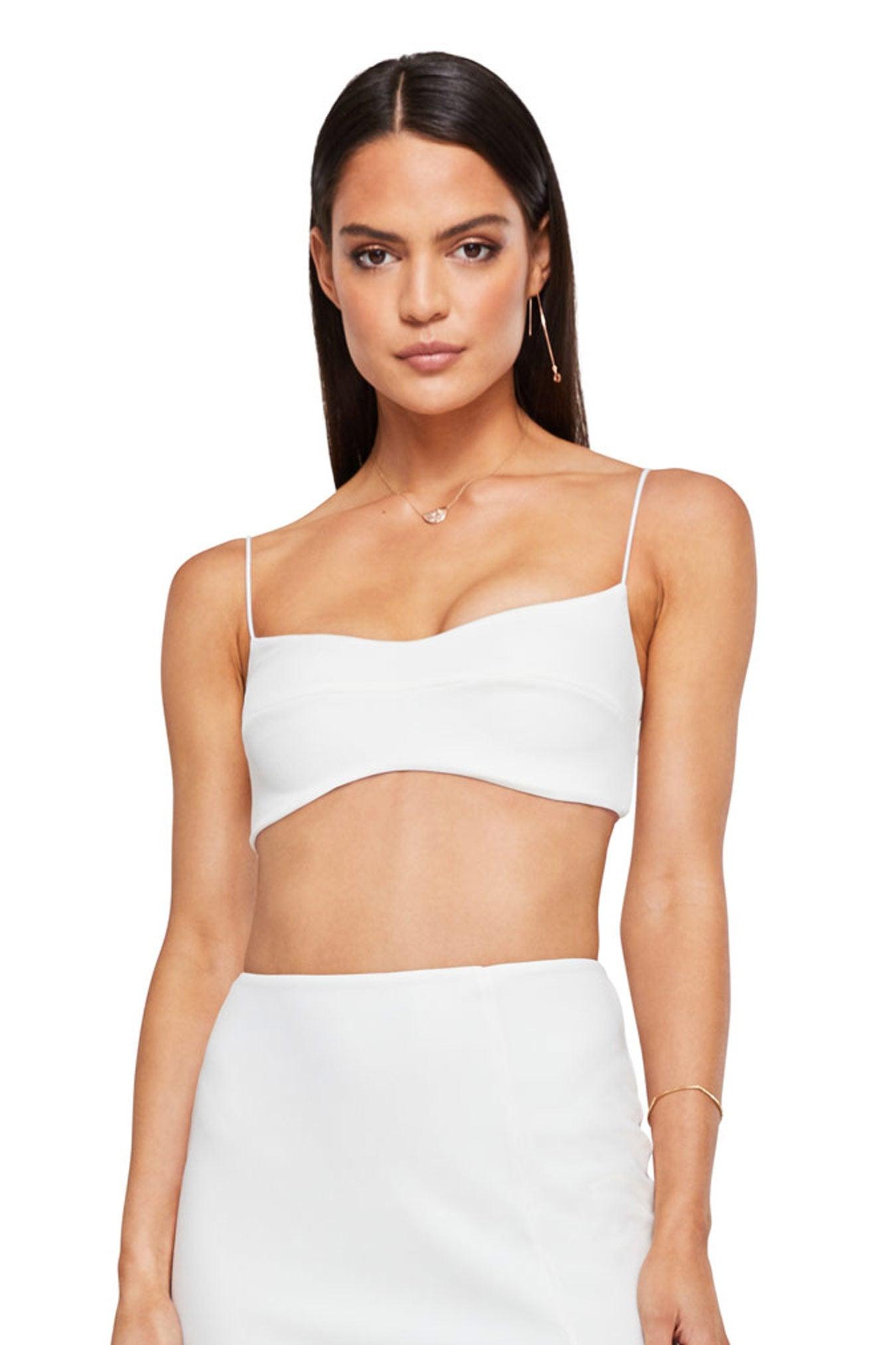 Nookie Maia Crop - White - JAUS