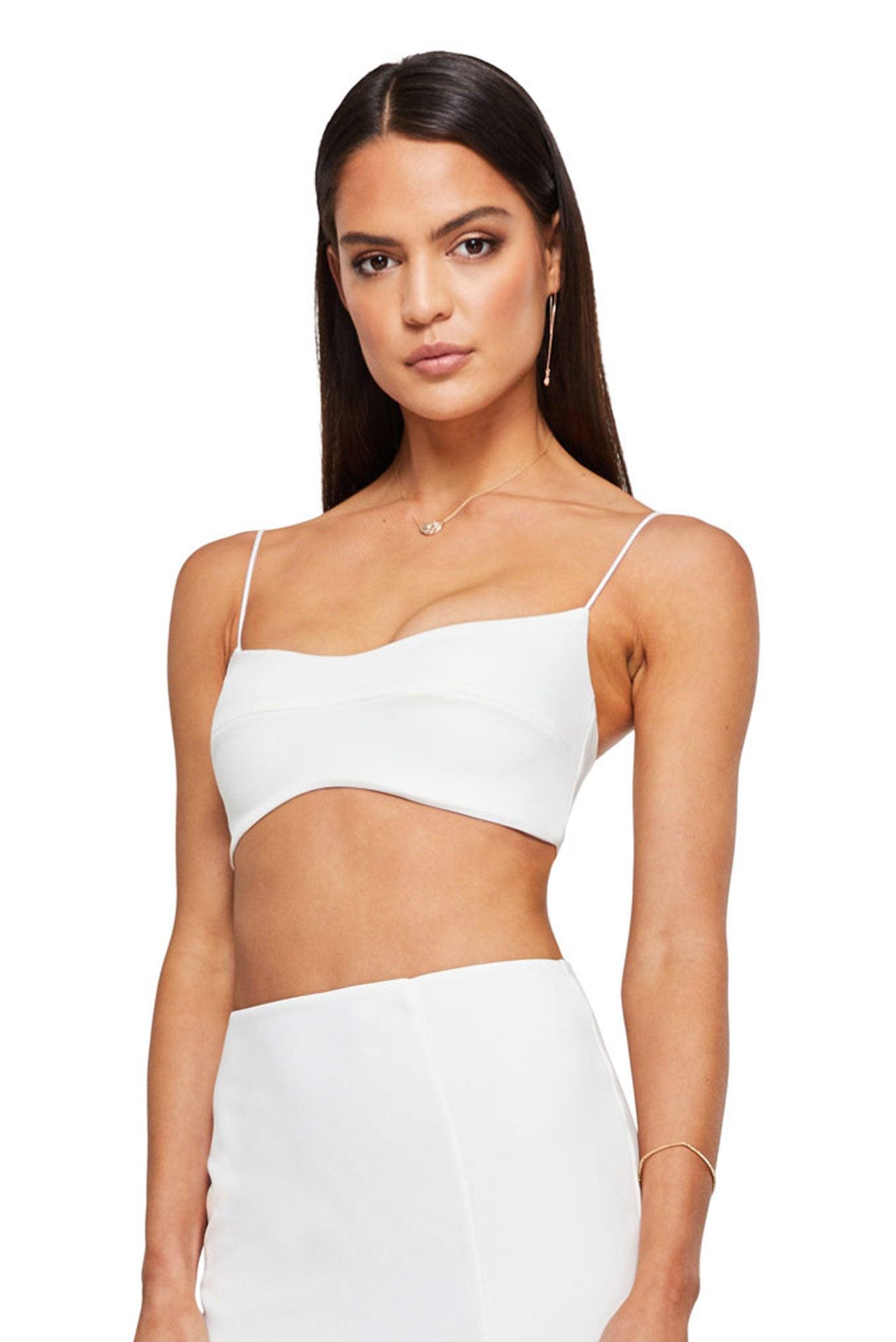 Nookie Maia Crop - White - JAUS