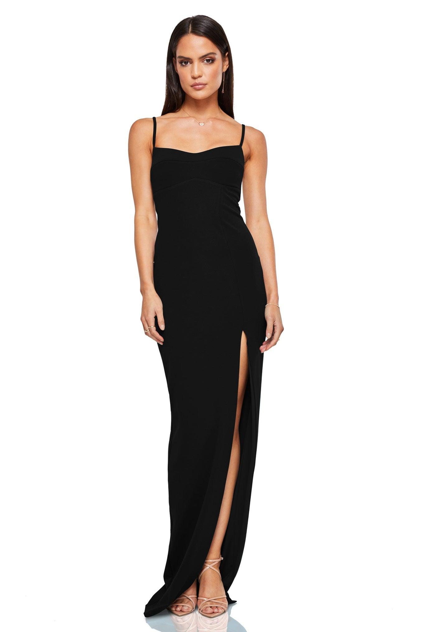 Nookie Maia Maxi Dress - Black - JAUS