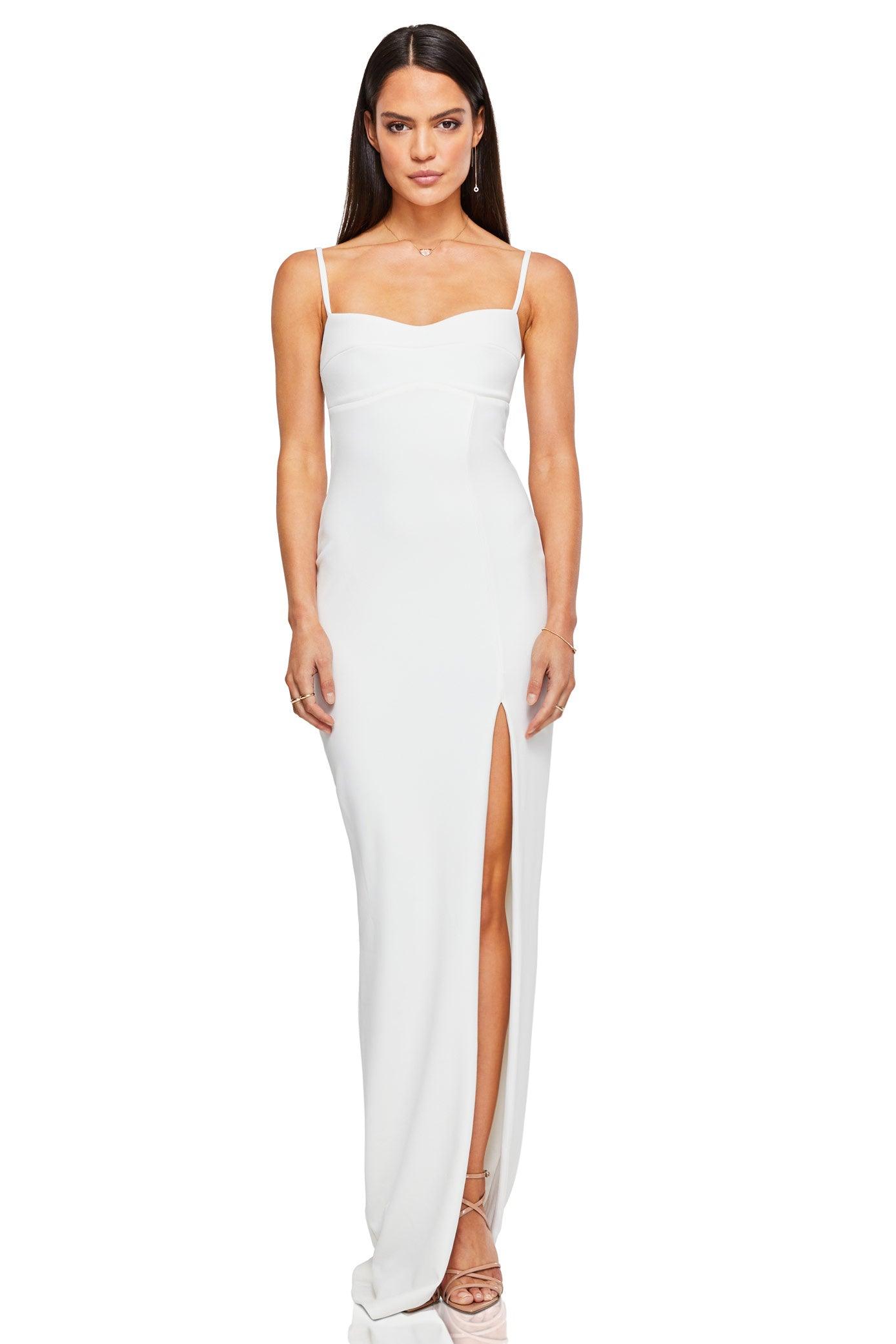 Nookie Maia Maxi Dress - White - JAUS