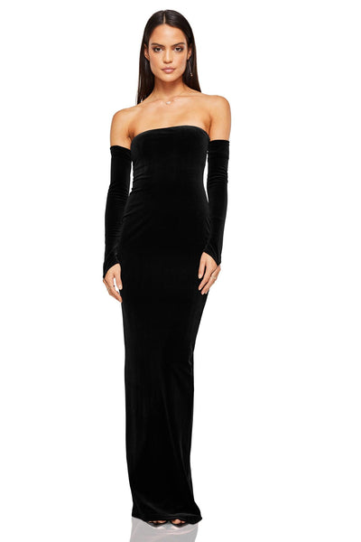 Nookie Majesty Gown - Black - JAUS