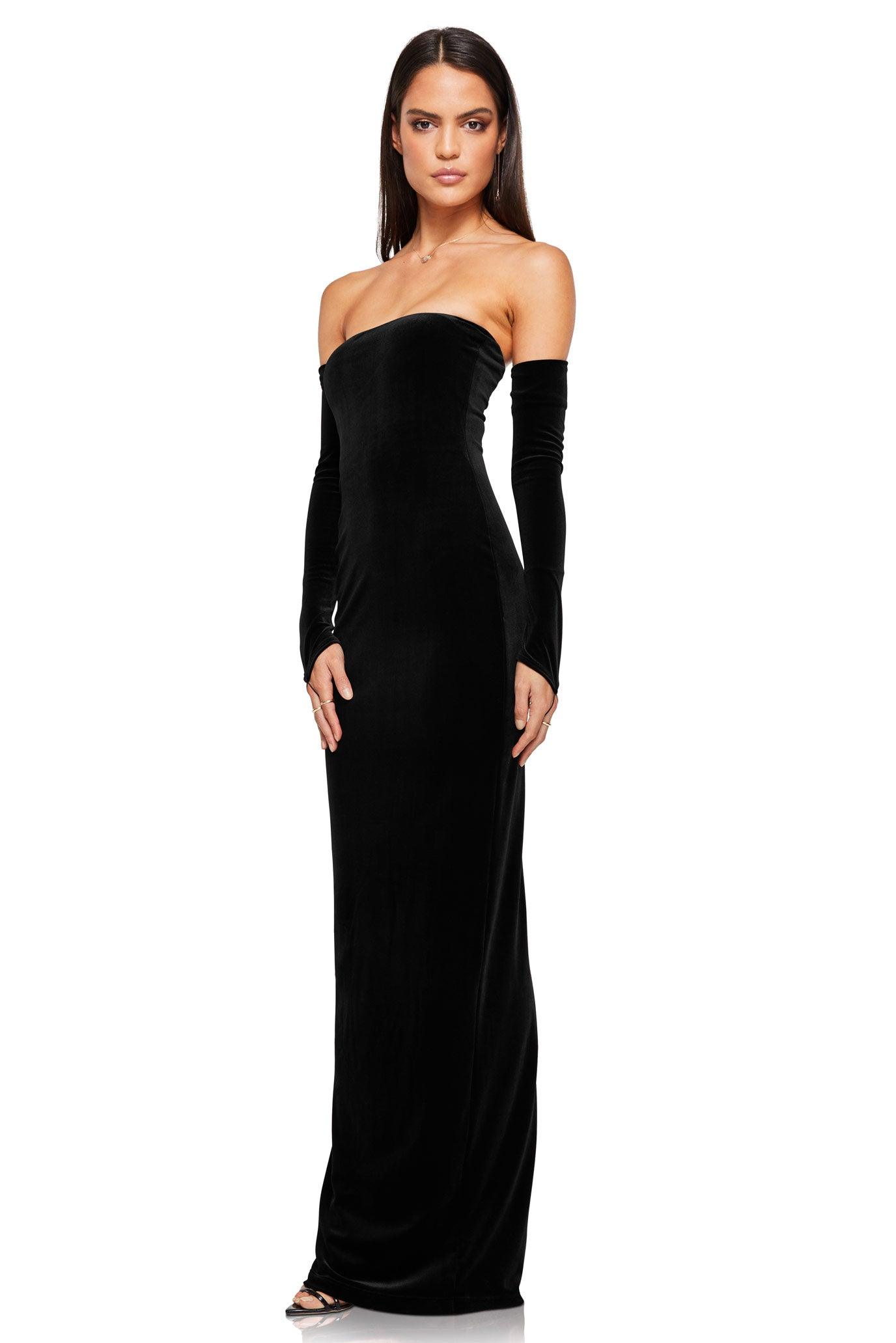 Nookie Majesty Gown - Black - JAUS