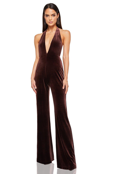 Nookie Majesty Jumpsuit - Chocolate - JAUS