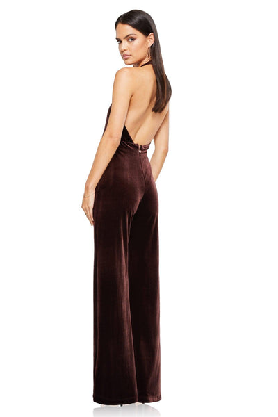 Nookie Majesty Jumpsuit - Chocolate - JAUS