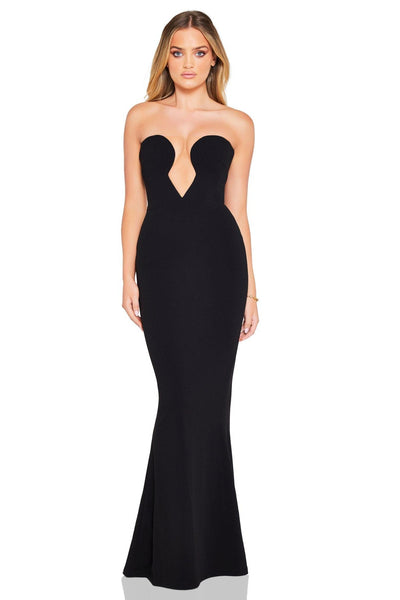 Nookie Minx Gown - Black - JAUS