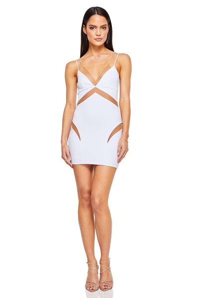 Nookie Mystify Mini Dress - White - JAUS