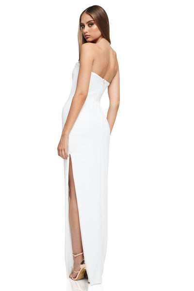Nookie Nouveau Gown - White - JAUS