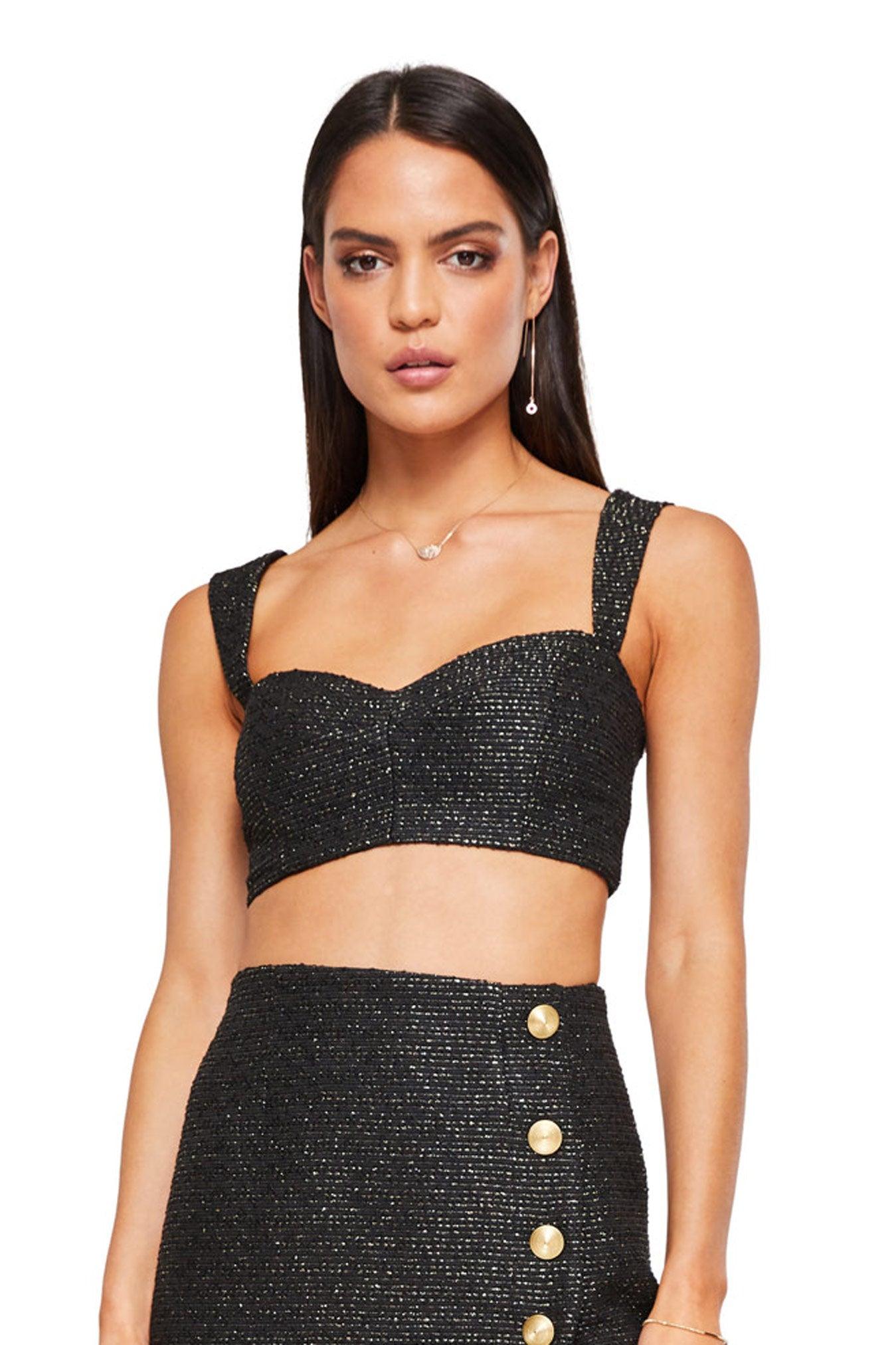 Nookie Queen Crop - Black - JAUS