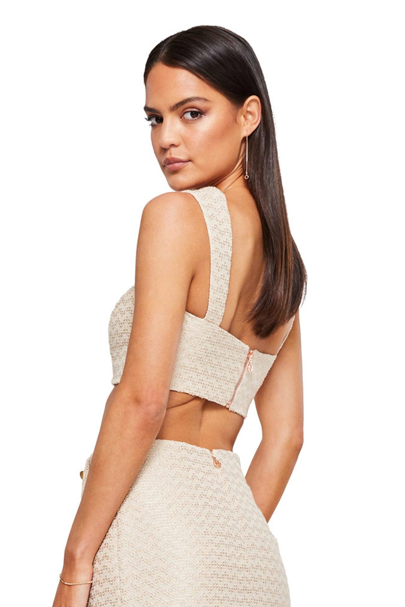 Nookie Queen Crop - Nude - JAUS