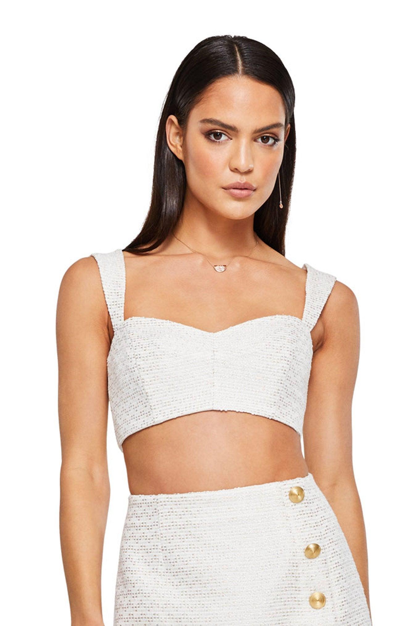 Nookie Queen Crop - White - JAUS