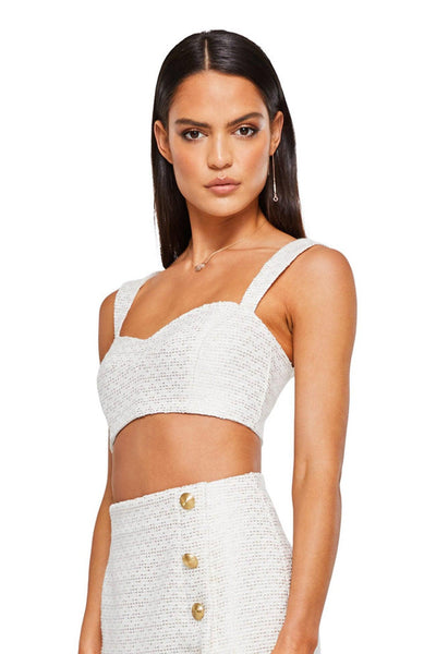 Nookie Queen Crop - White - JAUS