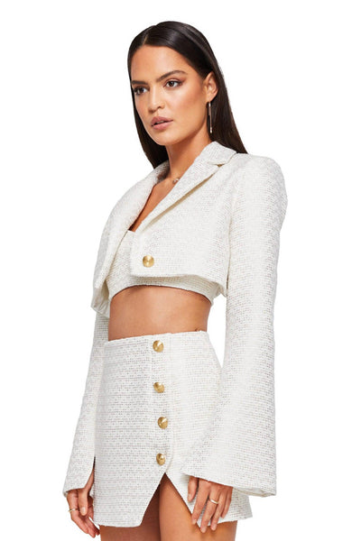 Nookie Queen Jacket - White - JAUS