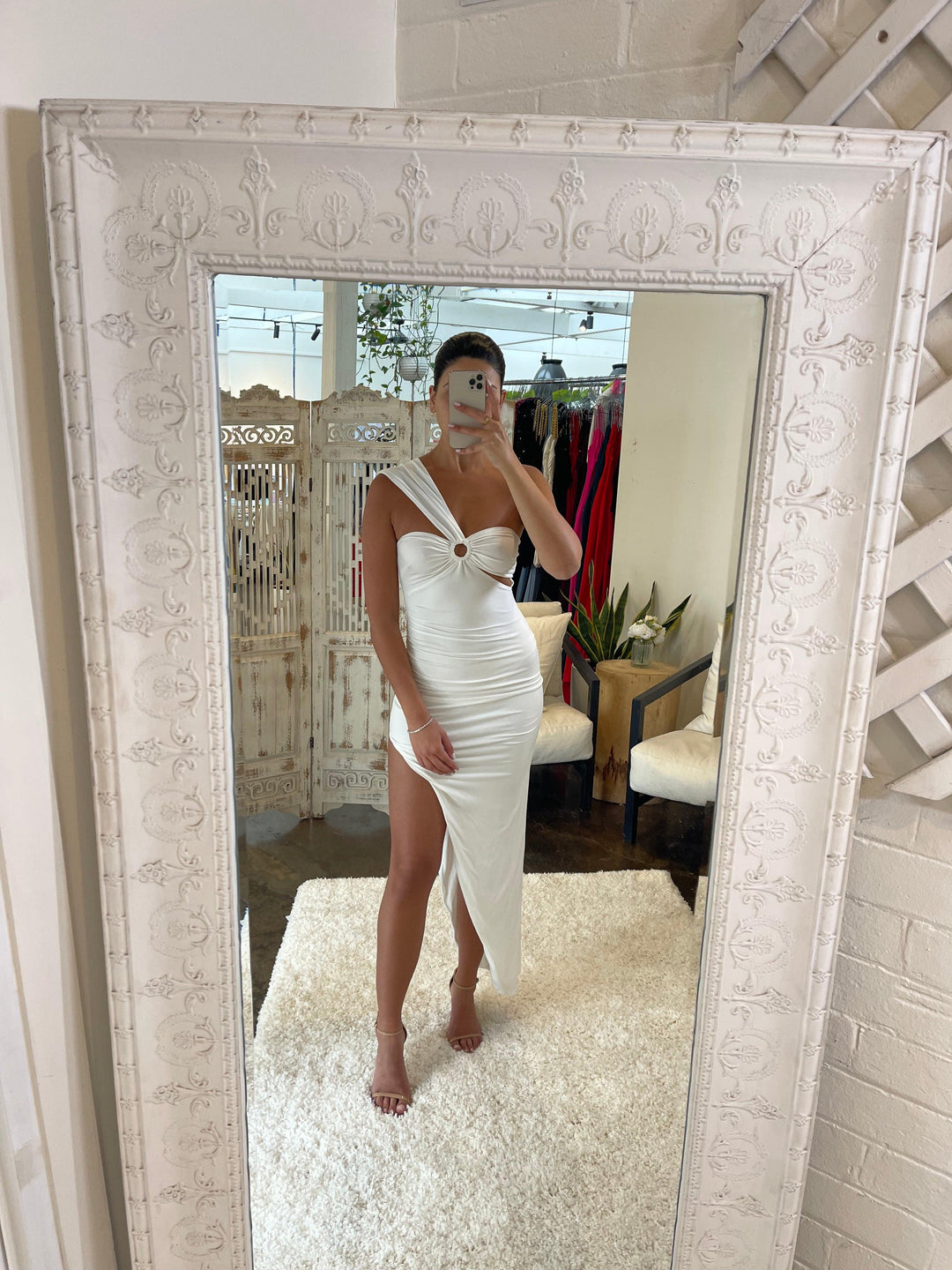 riley maxi dress Nookie Riley Ring Maxi Dress - Ivory
