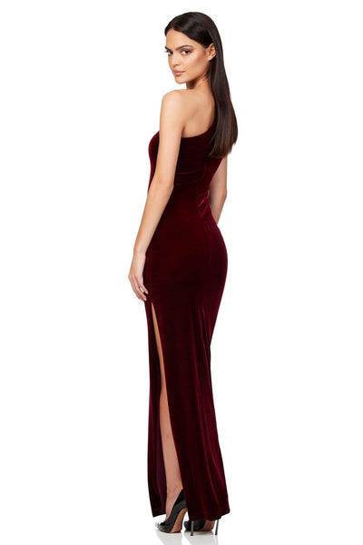 Nookie Rumi Gown - Wine - JAUS