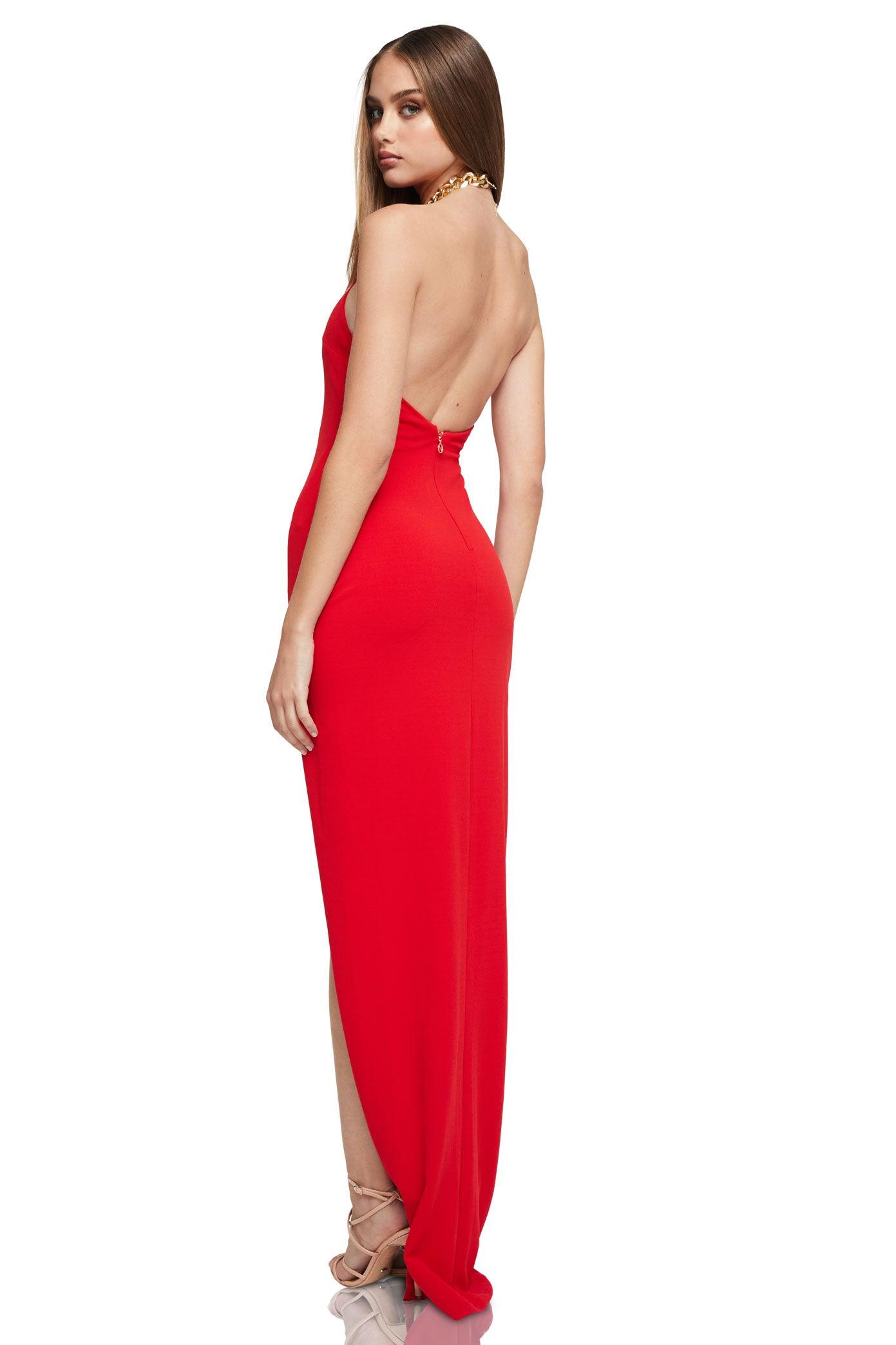 Nookie Scandal Gown - Fire - JAUS
