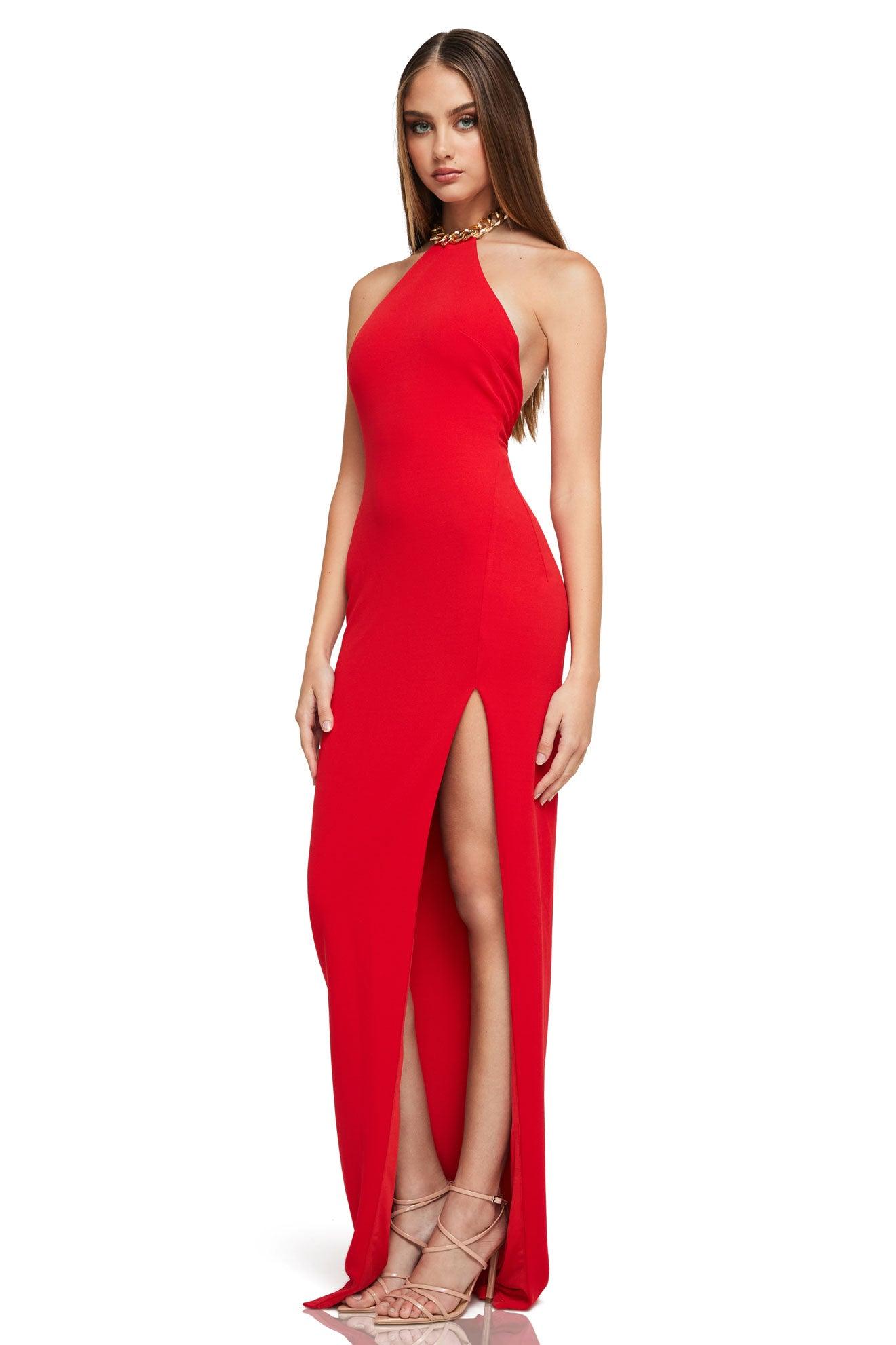 Nookie Scandal Gown - Fire - JAUS