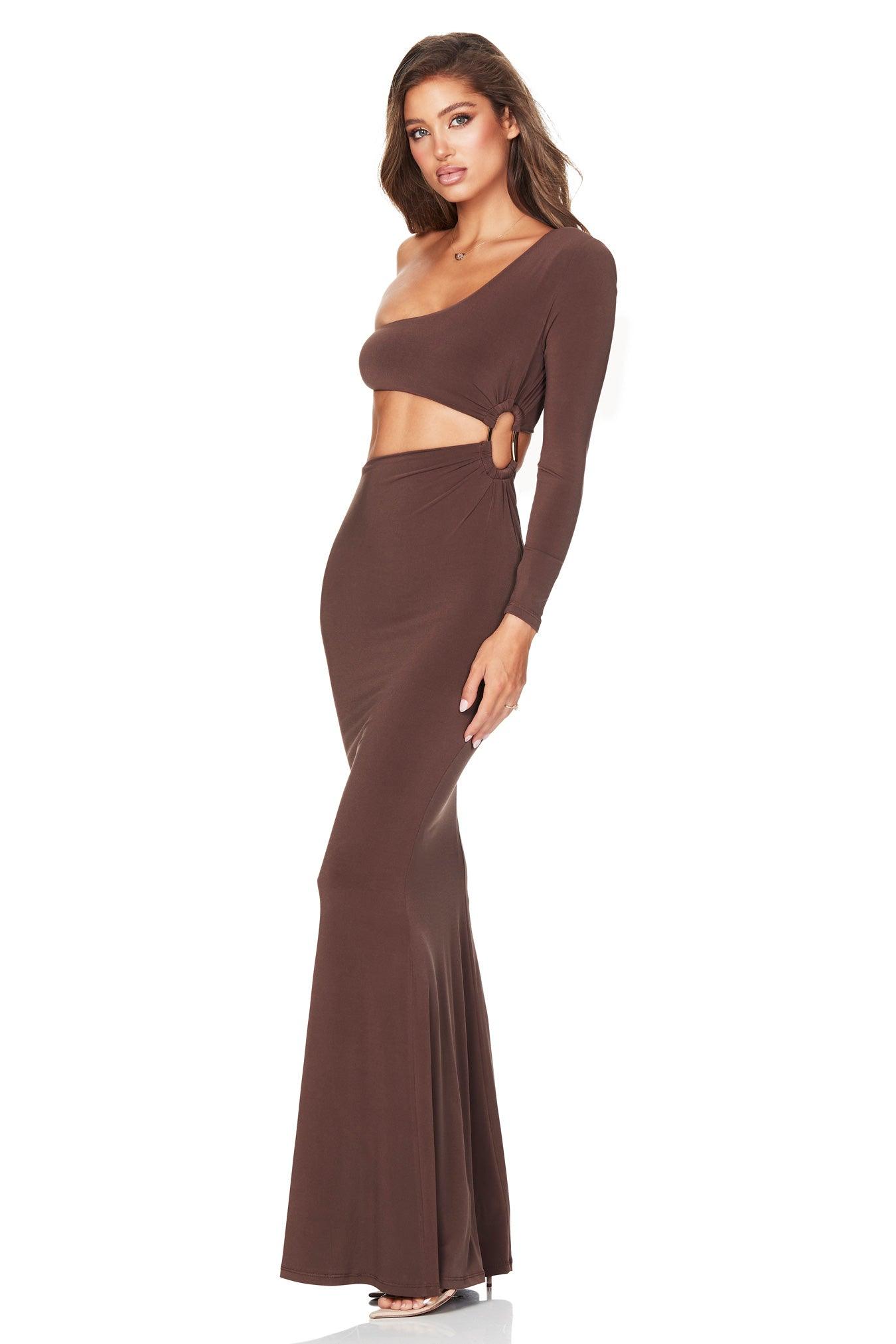 Nookie Tia Ring Gown - Mocha - JAUS