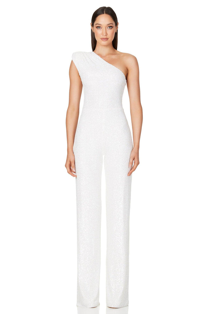 Nookie Treasure Jumpsuit - White | JAUS