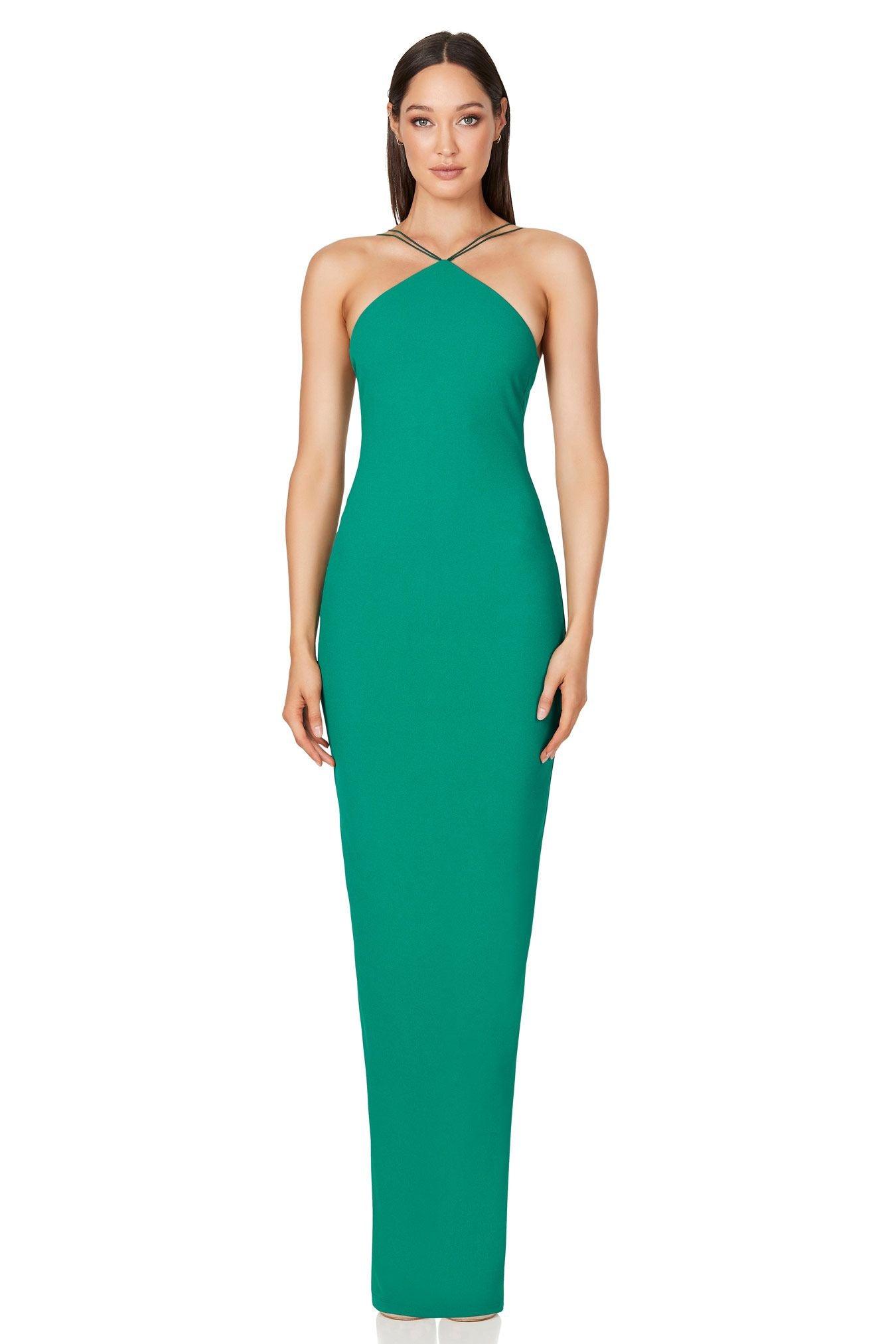 Nookie Trinity Gown - Emerald - JAUS