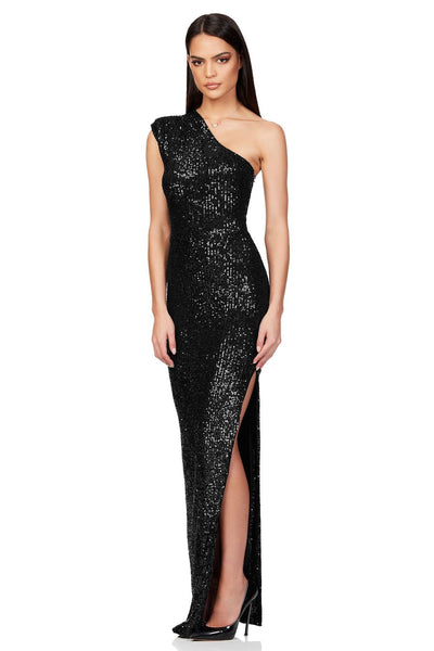 Nookie Veda Gown - Black - JAUS