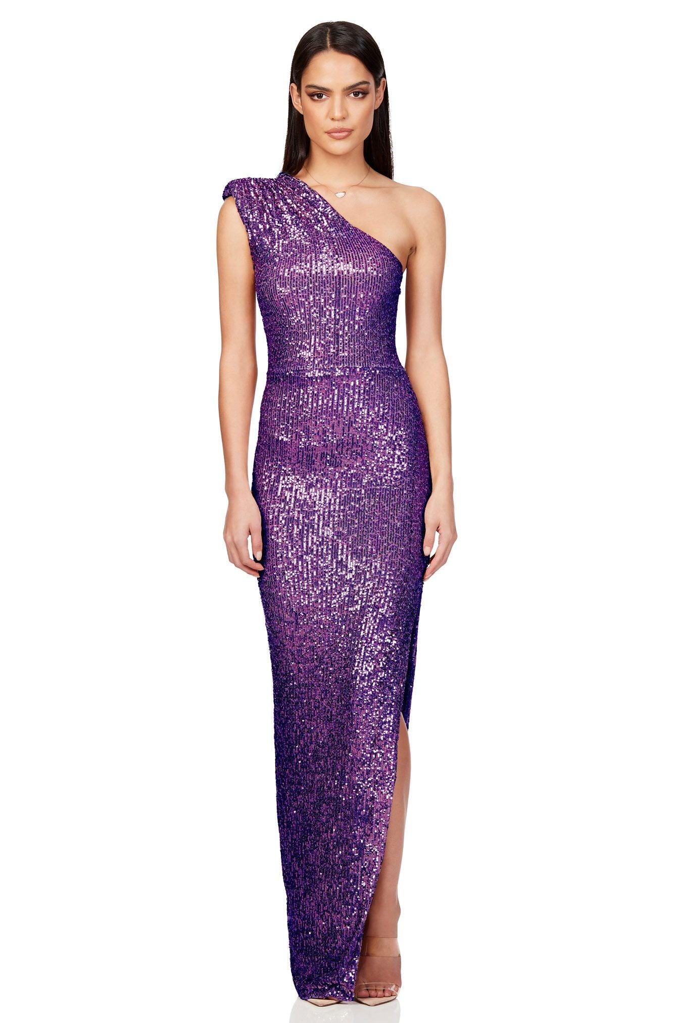 Nookie Veda Gown - Purple - JAUS