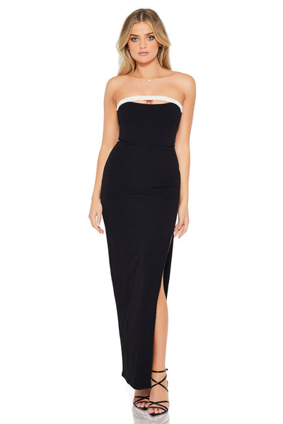 Nookie Nouveau Gown - Black - SHOPJAUS - JAUS