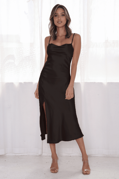 Odessa Dress - Black - JAUS