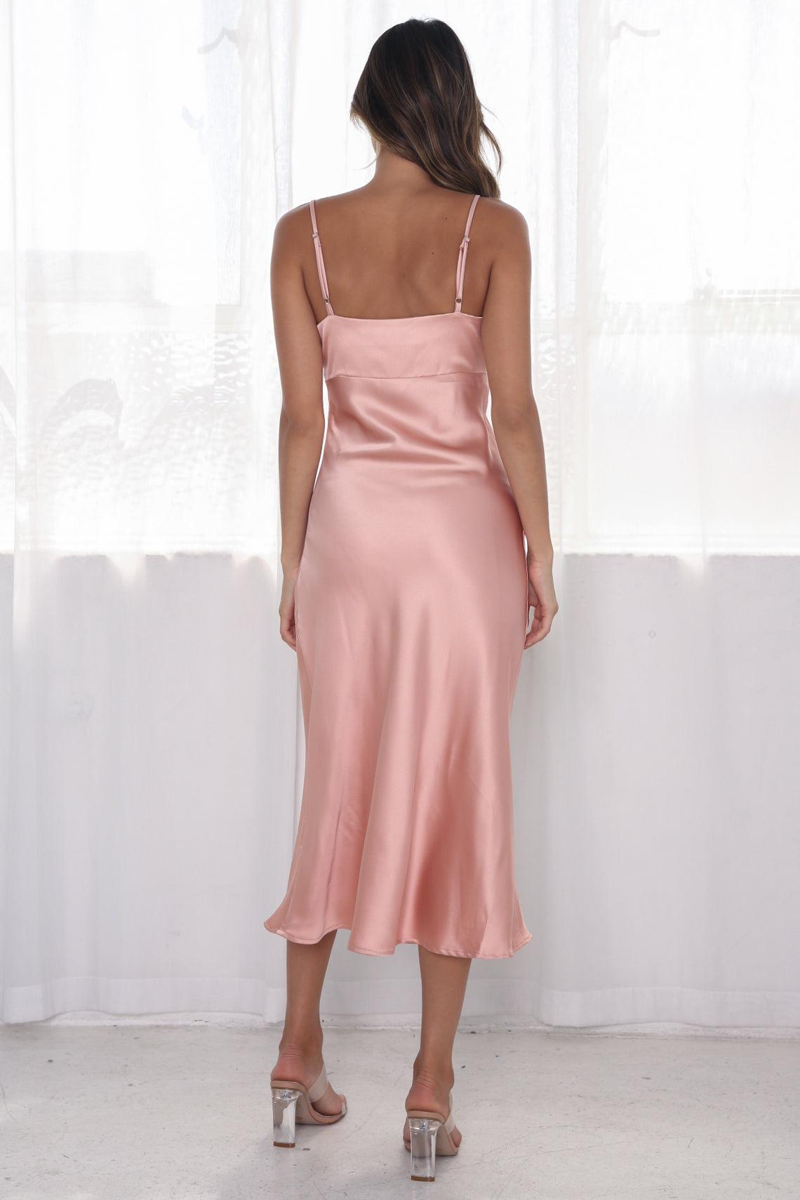 Odessa Dress - Blush - JAUS