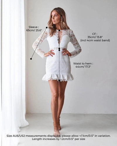 Paget Dress - White - JAUS