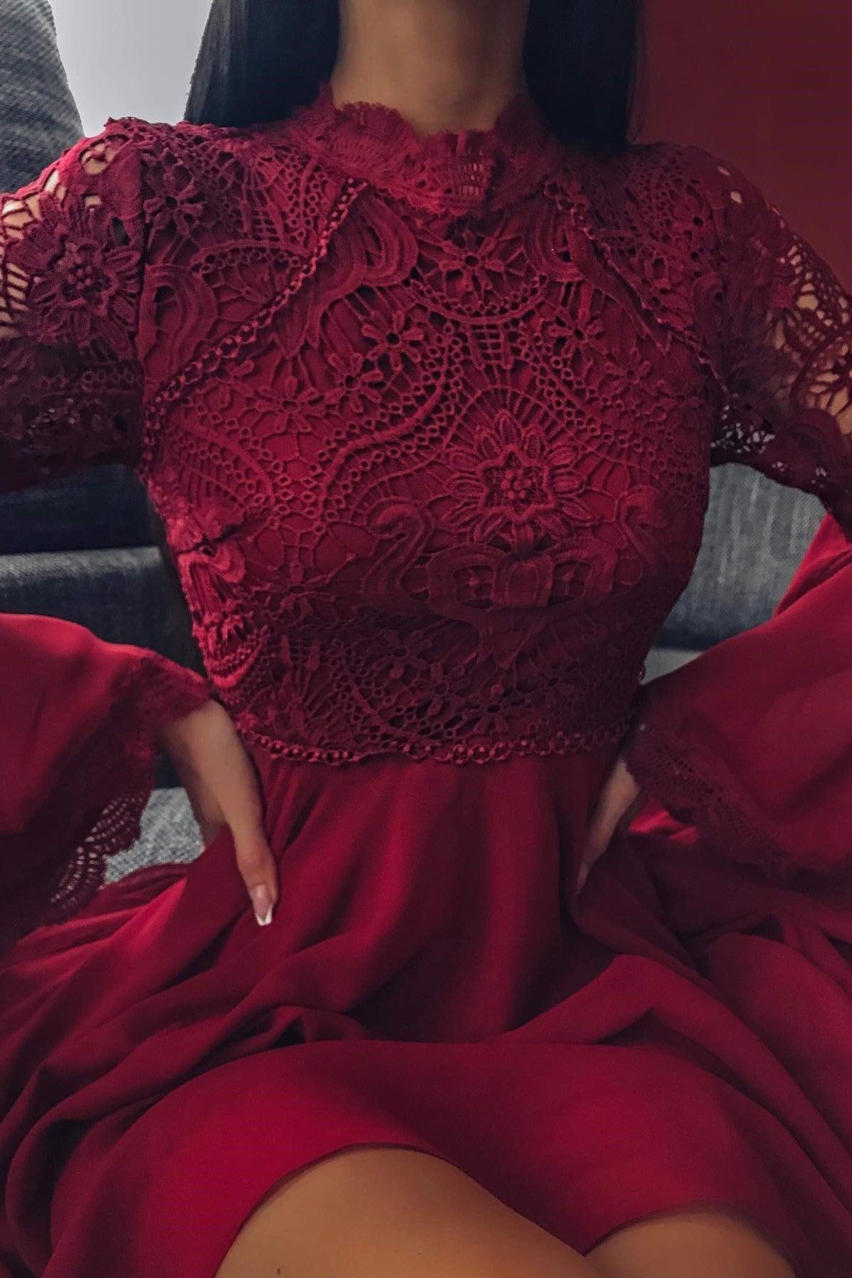 Paige Dress - Red (Final Sale) | JAUS