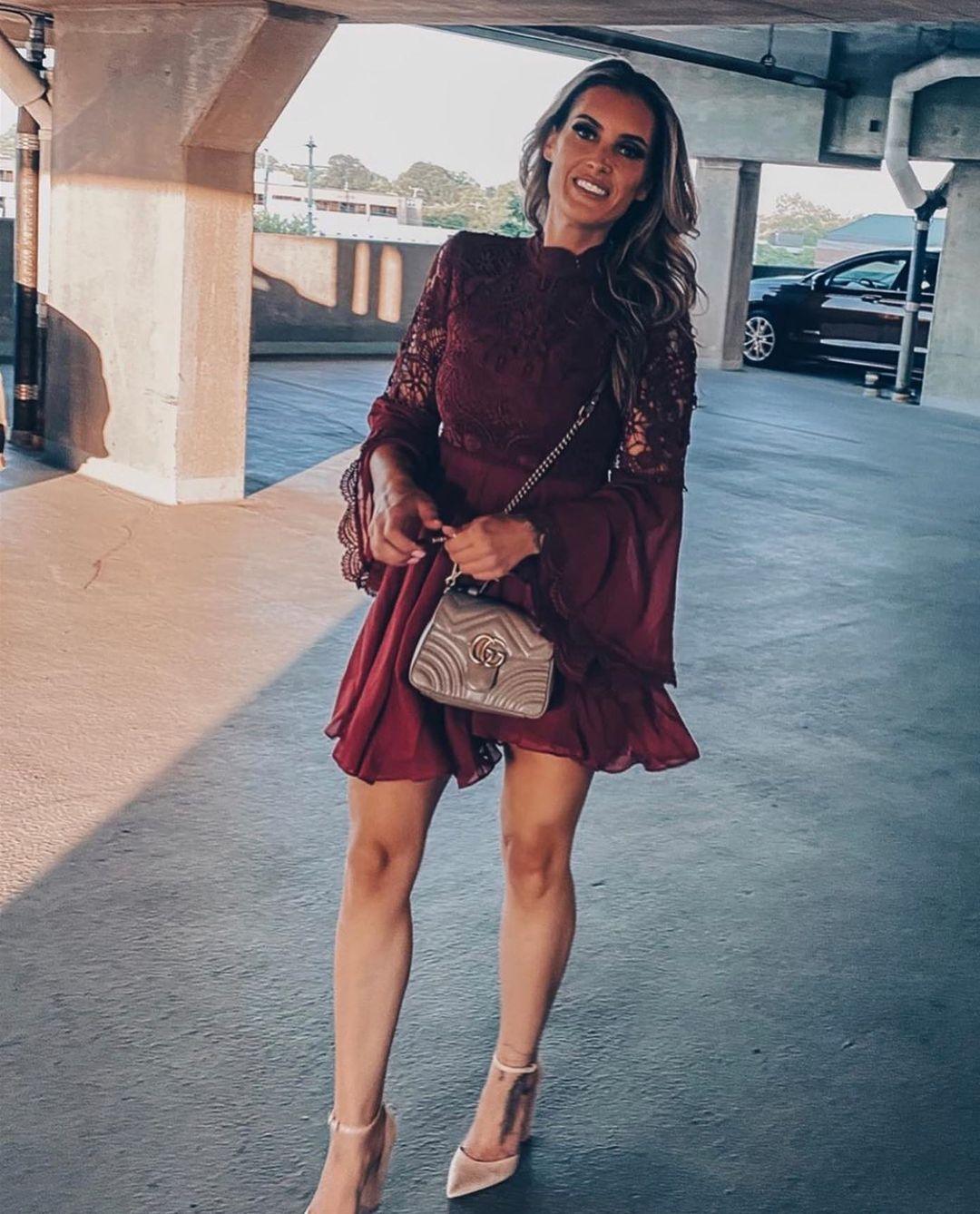 Paige Dress - Red (Final Sale) | JAUS