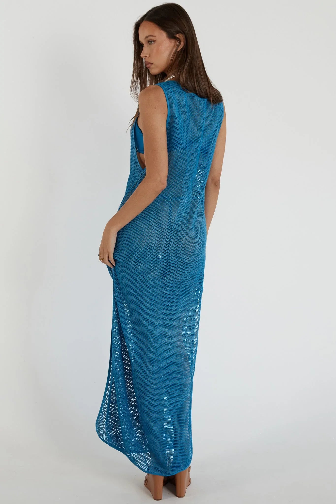 Paradise Maxi Dress - Blue - JAUS