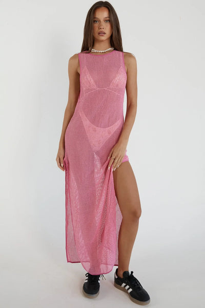 Paradise Maxi Dress - Pink - JAUS