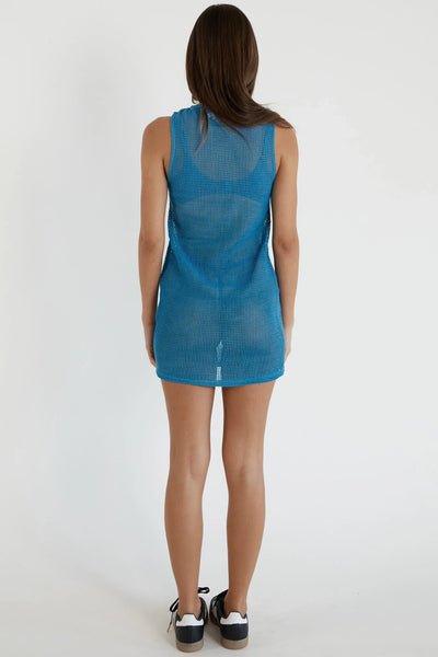 Paradise Mini Dress - Blue - JAUS