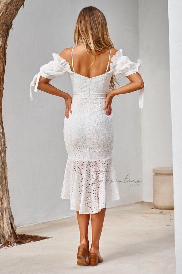 Two Sisters Parker Dress - White | JAUS 2/XSMALL / White Two Sisters Parker Dress - White | JAUS 2/XSMALL / White