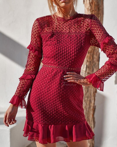 Parson Dress - Red - SHOPJAUS - JAUS