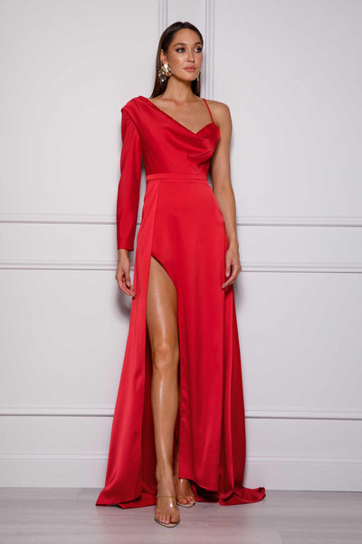 Pearl Gown - Red - JAUS