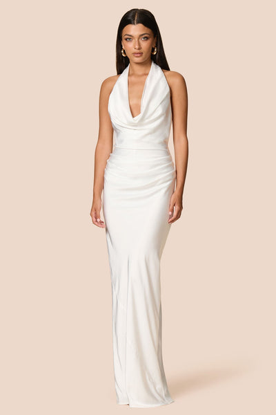 Nookie Penelope Drape Gown -  Ivory