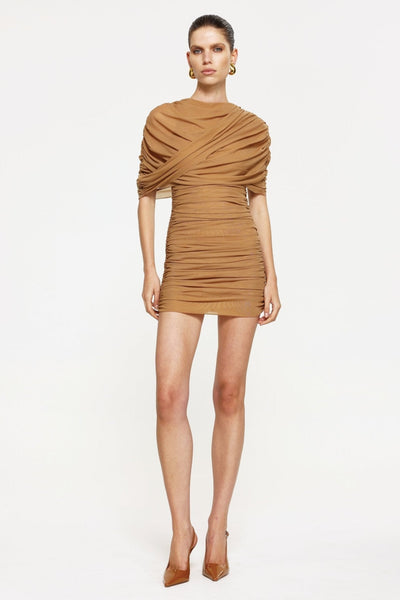 Phoneix Mini Dress - Dark Skin - SHOPJAUS - JAUS