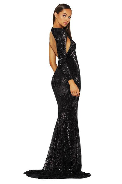 Portia & Scarlett PS2045 Gown - Black - JAUS