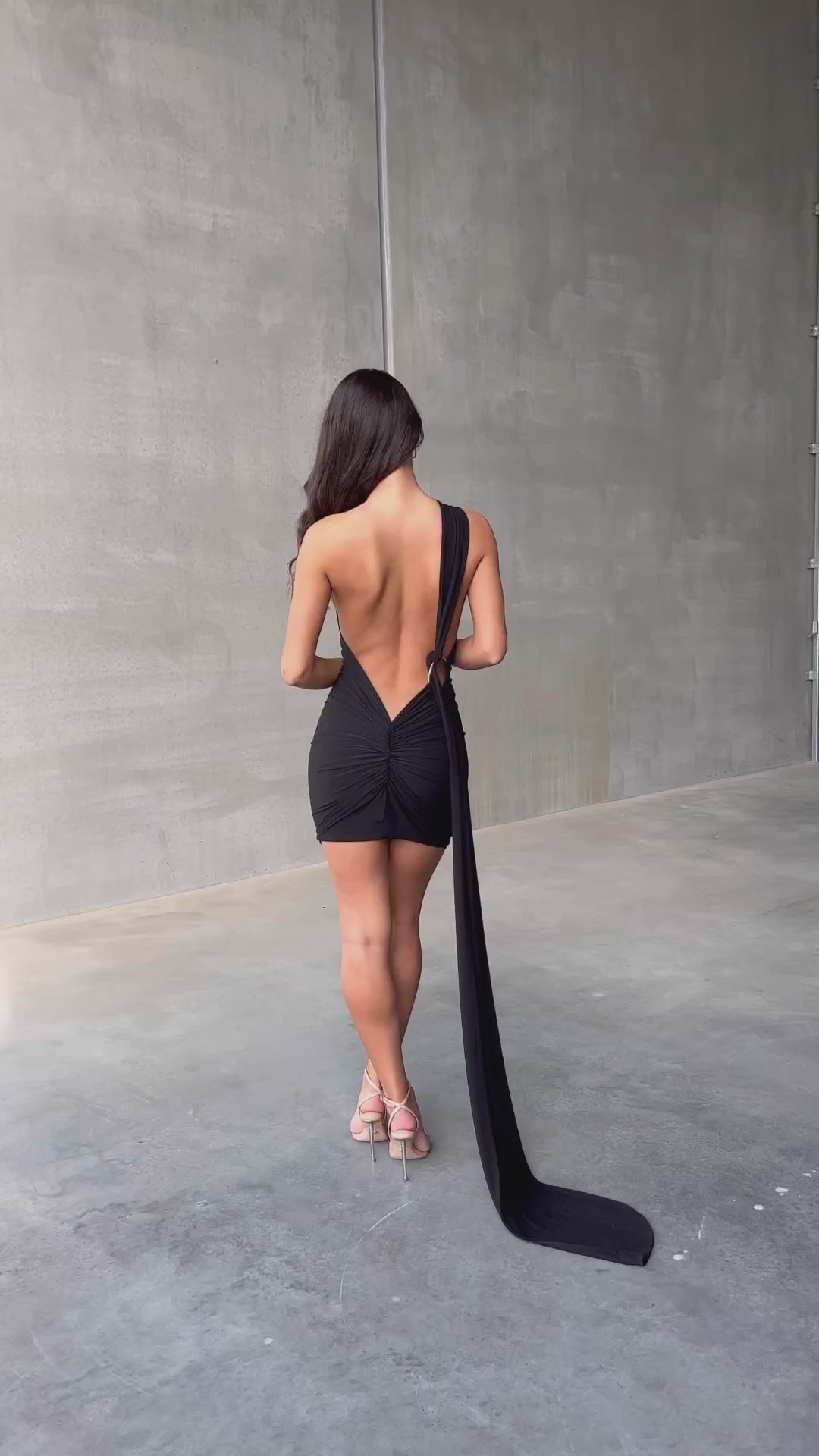 Siani Mini Dress - Black