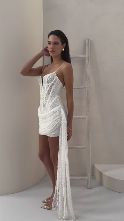 Elvira Dress - White