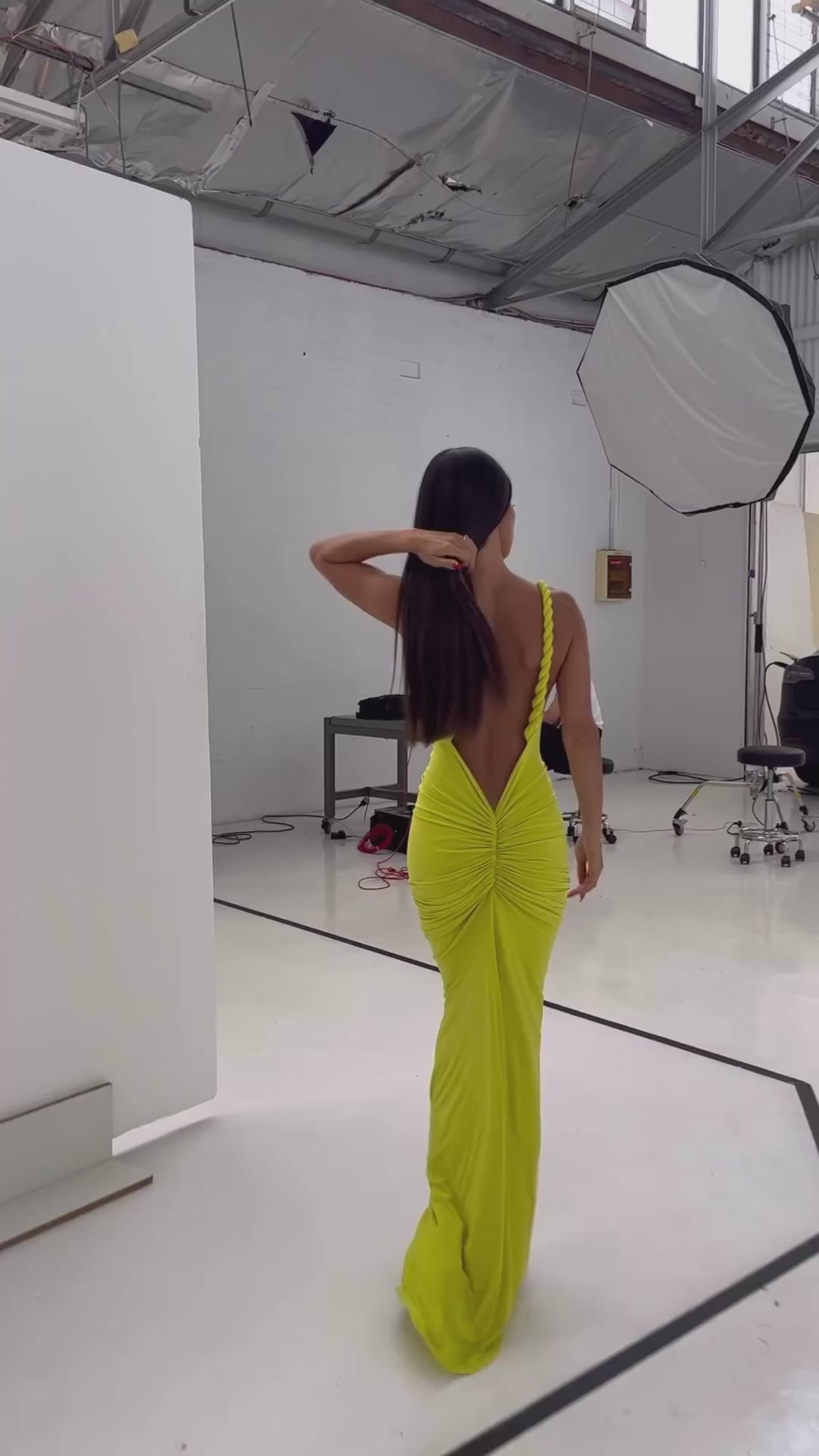Yelena Gown - Chartreuse