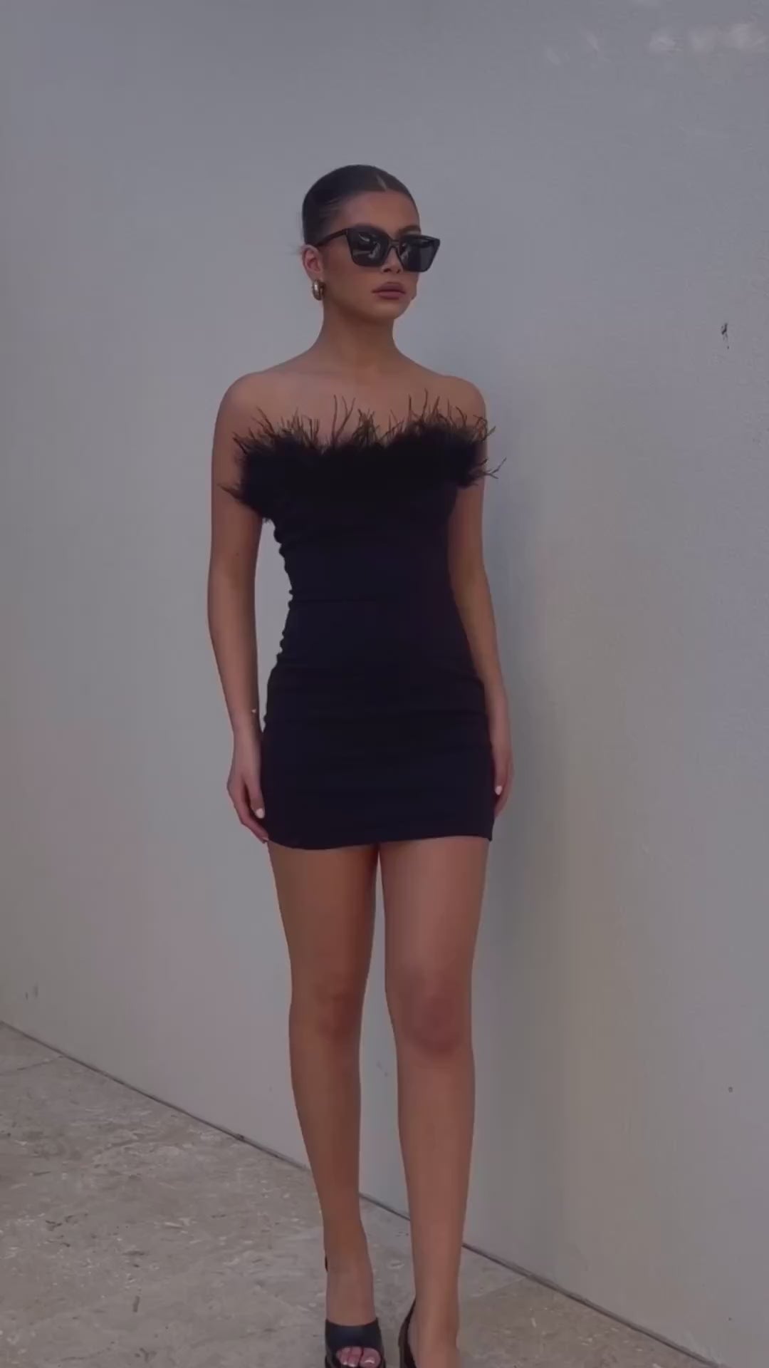 Valentino Mini Dress - Black