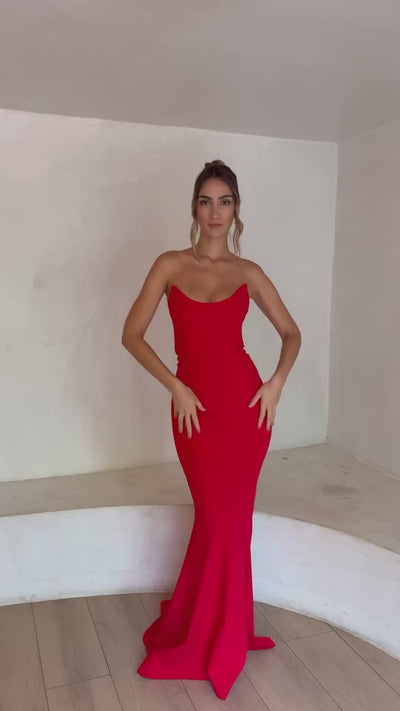 Celine Gown - Red